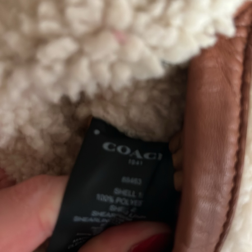 Coach Reversible Shearling Coat - image 7